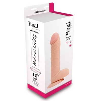 Wibrator Realistyczny Real Rapture 28,5 cm Flesh - 1