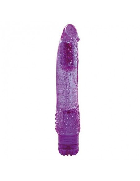 Żelowy wibrator Jammy Jelly Spangly Glitter Purple - Wibratory żelowe - 1