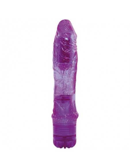 Żelowy wibrator Jammy Jelly Steamy Glitter  Purple - Wibratory żelowe - 1