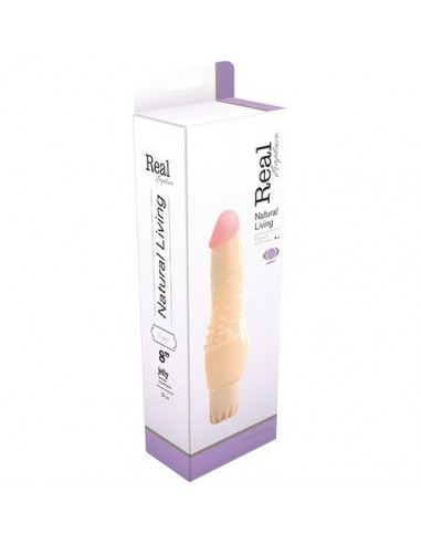 Realistyczny wibrator Real Rapture Upset Jelly Flesh 8" - Wibratory Realistyczne - 2