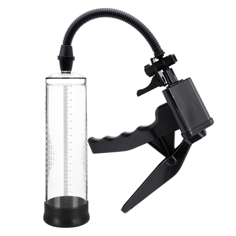 Pompka Erekcyjna Do Penisa Powerpump Pro 02 Black/Clear - 1