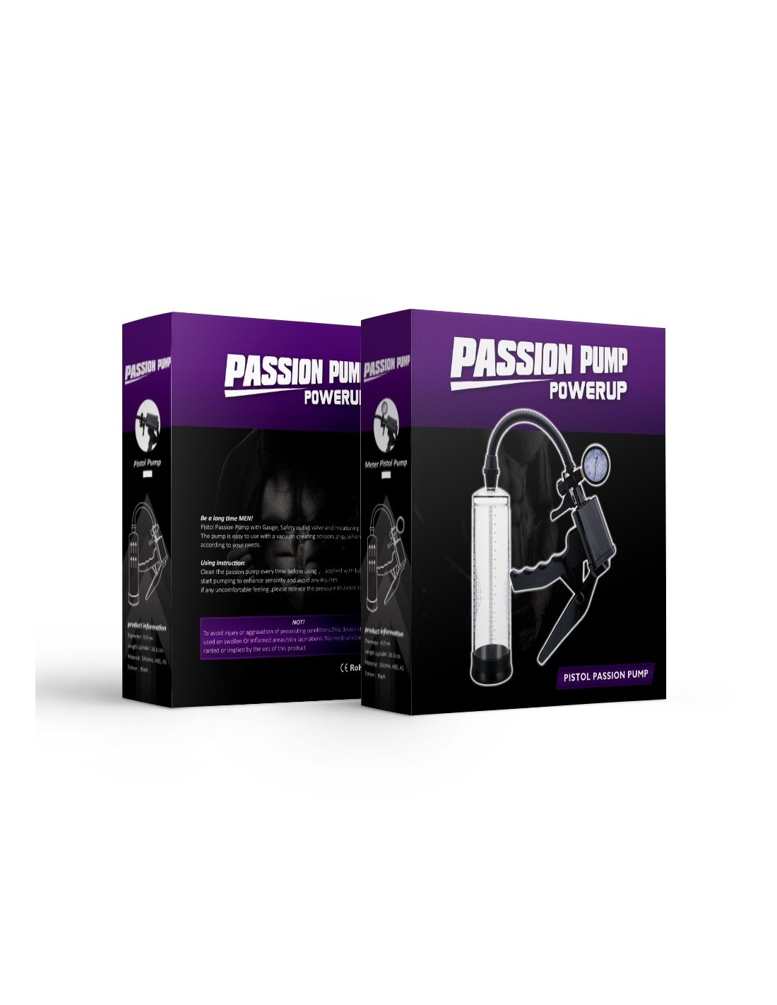 Pompka Erekcyjna Do Penisa Powerpump Pro 02 Black&Clear