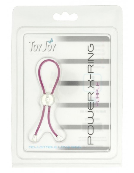 Regulowany Pierścień na Penisa na penisa POWER X RING DARK PURPLE - Pierścienie erekcyjne niewibrujące - 2
