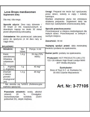 Supl.diety-Love Drops (m+w) 30ml - Do przypisania - 2