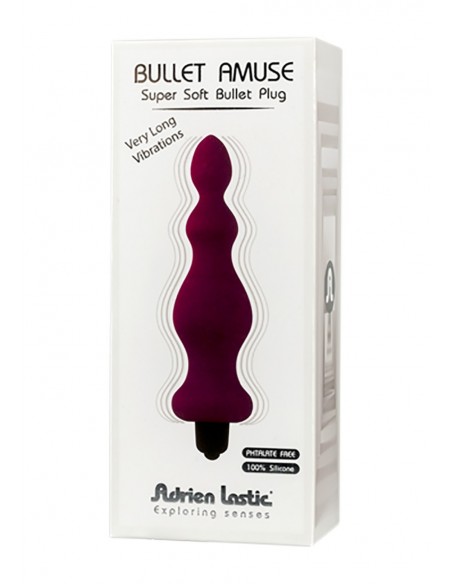 Wibrujący korek analny Silic.Purple.Vibrator - Kulki i korki analne wibrujące - 2