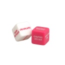 Kostki erotyczne EROTIC DICE różowe - miękki elastomer - 2