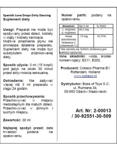 Supl.diety-Spanish Love Drops Dirty Dancing 30 ml - Do przypisania - 2 2