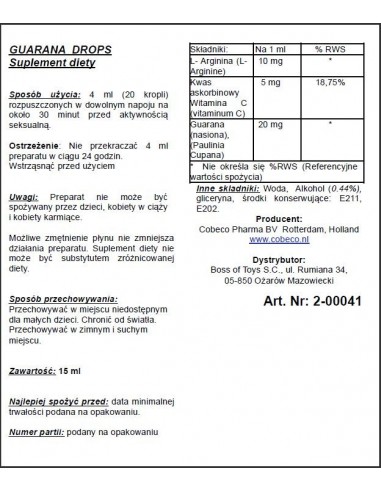 Supl.diety-Guarana Drops 30ml - Do przypisania - 2
