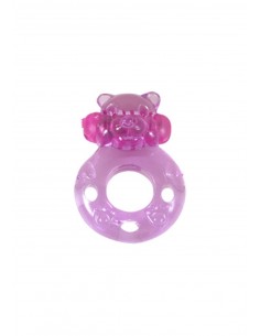 Pierścien erekcyjny wibrujący Bear. Func:1. Różowy - Pierścienie erekcyjne wibrujące - 1