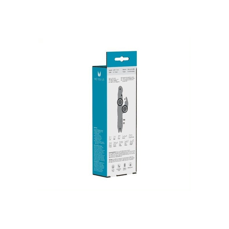 Wibrator Ultra Joy Rabbit - silikonowa stymulacja podwójna z wypustką na łechtaczkę - 3
