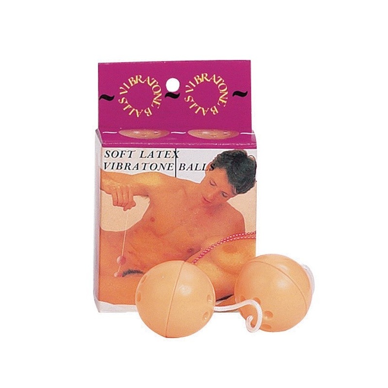 Kulki gejszy Rubber Balls Light skin tone - miękkie kulki z metalowym rdzeniem i zaczepem zewnętrznym wymiary: brak danych produ - 3