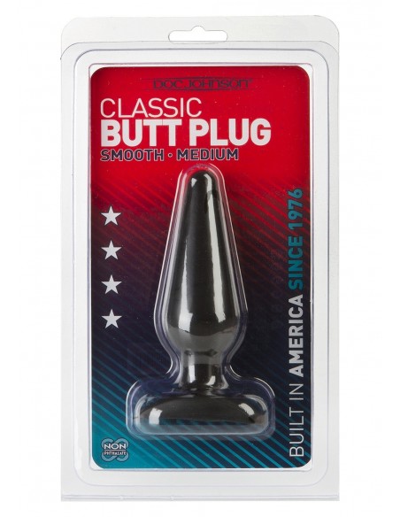 Korek analny zatyczka BLACK BUTT PLUG MEDIUM - Korki analne pozostałe - 1