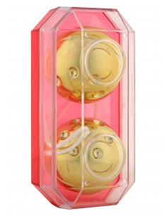 Kulki gejszy GOLD METAL BALLS - Kulki Gejszy Podwójne i Pojedyncze - 1 2