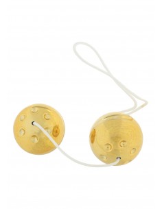 Kulki gejszy GOLD METAL BALLS - Kulki Gejszy Podwójne i Pojedyncze - 1
