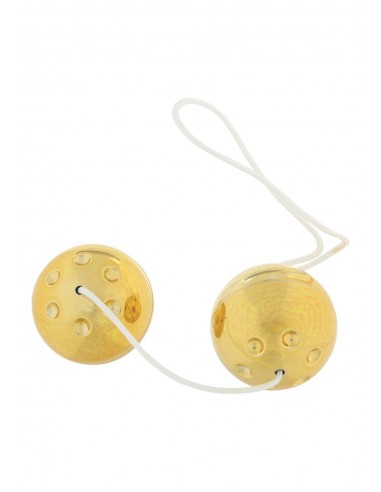 Kulki gejszy GOLD METAL BALLS - Kulki Gejszy Podwójne i Pojedyncze - 1