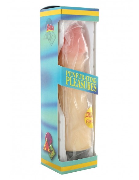 Realistyczny wibrator Rubber Pink - Wibratory Realistyczne - 2