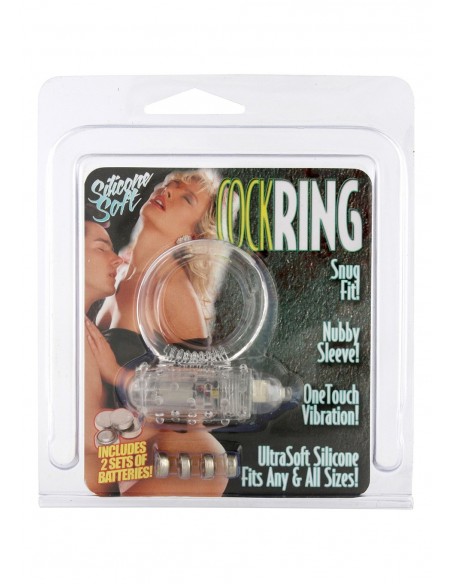 Pierścien erekcyjny wibrujący SILICON VIBR CLEAR - Pierścienie erekcyjne wibrujące - 2