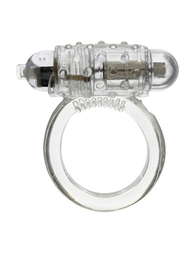 Pierścien erekcyjny wibrujący SILICON VIBR CLEAR - Pierścienie erekcyjne wibrujące - 1