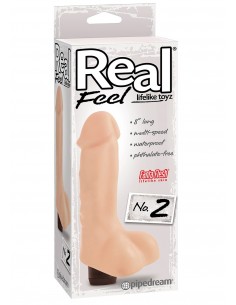 Realistyczny wibrator CYBERSKÓRA REAL FEEL LIFELIKE TOYS NO.2 - Wibratory z cyberskóry - 1 2