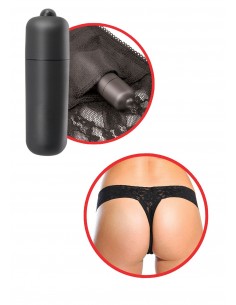 Stymulator ukryty w majteczkach FF HANKY SPANK ME VIBRATING PANTY - Stymulatory i wibratory dla par - 1