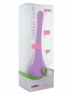 Gruszka analna SQUEEZE CLEAN PURPLE - Pozostałe gadżety analne - 1