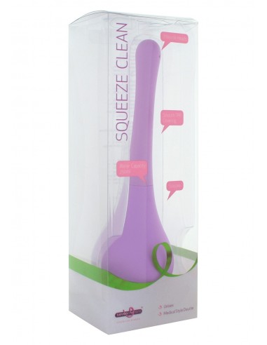 Gruszka analna SQUEEZE CLEAN PURPLE - Pozostałe gadżety analne - 1