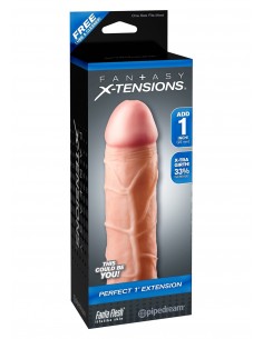 Nakładka Na Penisa Fx Perefct 1"""" Extension - Przedłużki i nakładki na penisa - 1