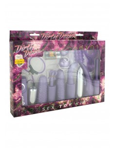 Zestaw akcesoriów erotycznych DIRTY DOZEN SEX TOY KIT PURPLE - Śmieszne gadżety, prezenty - 1