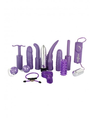 Zestaw akcesoriów erotycznych DIRTY DOZEN SEX TOY KIT PURPLE - Śmieszne gadżety, prezenty - 2