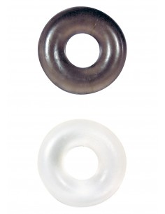 STUD RINGS CLEAR/ SMOKE 2X - Do przypisania - 1 2