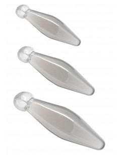 Korek analny zatyczka FINGER RIMMER 3PCS. - Korki analne pozostałe - 1