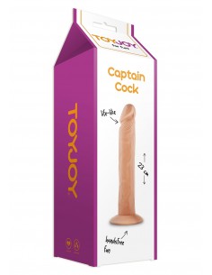 Realistyczne Dildo Captain Cock 23Cm Dong Flesh - Dilda realistyczne - 1 2