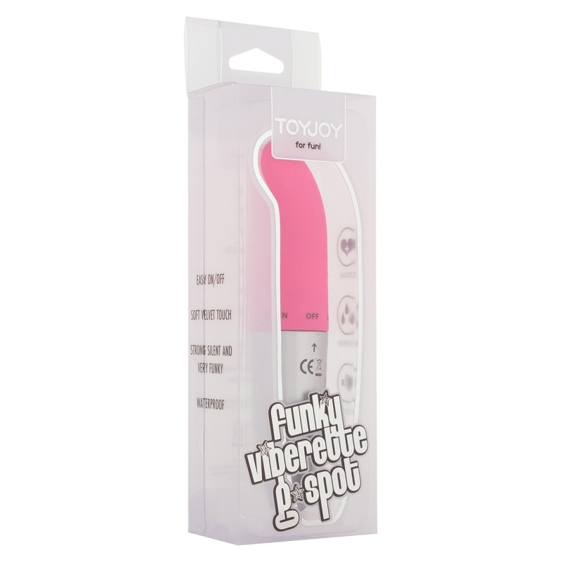 Wibrator Viberette G-Spot Pink do punktu G, 12 cm - 2