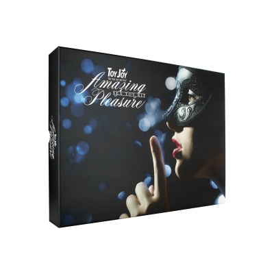 Zestaw erotyczny Amazing Pleasure Sex Toy Kit – 10 elementów, wibrator 18,5 cm - 1