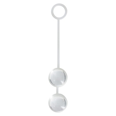 Kulki gejszy Duo Love Balls Transparent silikonowe 2,5 cm - 1