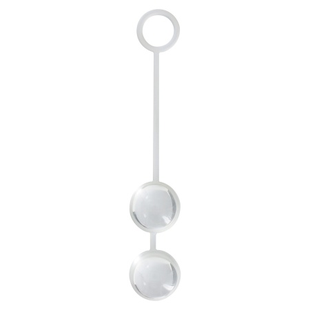 Kulki gejszy Duo Love Balls Transparent silikonowe 2,5 cm - 1