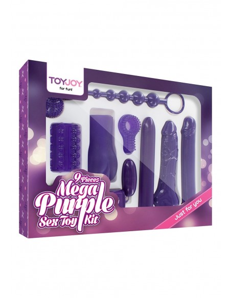 Zestaw gadżetów erotycznych MEGA PURPLE SEX TOY KIT - Śmieszne gadżety, prezenty - 1