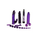 Imperial Rabbit Kit Purple – zestaw 7 akcesoriów, wibrator króliczy 18 cm - 4