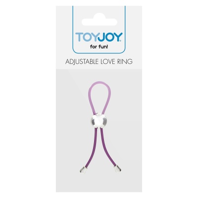 Regulowany pierścień erekcyjny Adjustable Love Ring o średnicy 4,5 cm z kulką stymulującą - 1 2