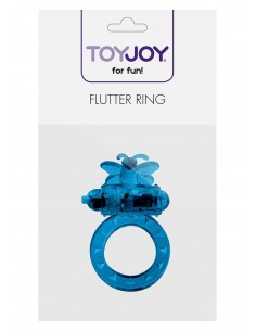 Pierścien erekcyjny wibrujący FLUTTER-RING VIBRATING RING Niebieski - Pierścienie erekcyjne wibrujące - 1 2
