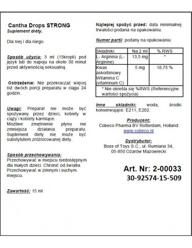 Supl.diety-Cantha Drops 15 ml - Do przypisania - 1