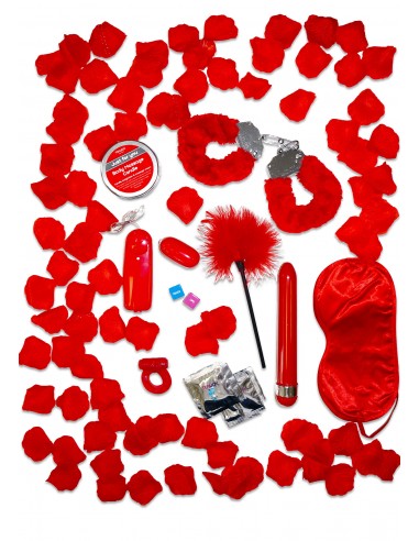 Zestaw gadżetów erotycznych RED ROMANCE GIFT SET - Śmieszne gadżety, prezenty - 2