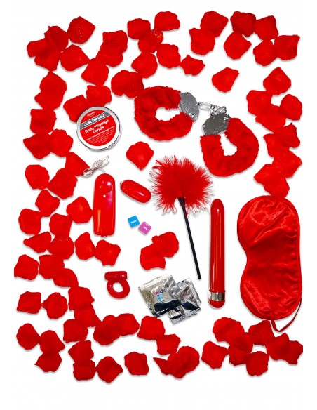 Zestaw gadżetów erotycznych RED ROMANCE GIFT SET - Śmieszne gadżety, prezenty - 2