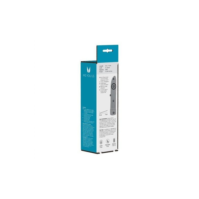 Wibrator Lady Lust Mini Silver - regulowana wibracja, kształt pocisku - 3