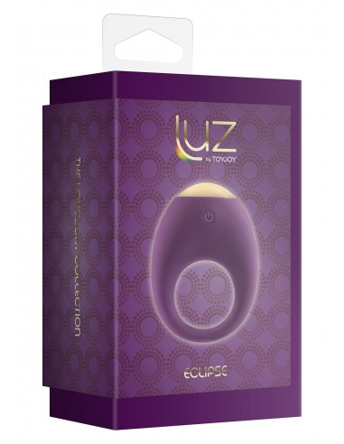 Pierścien erekcyjny wibrujący Eclipse Vibrating Cock Ring Fioletowy - Pierścienie erekcyjne wibrujące - 2