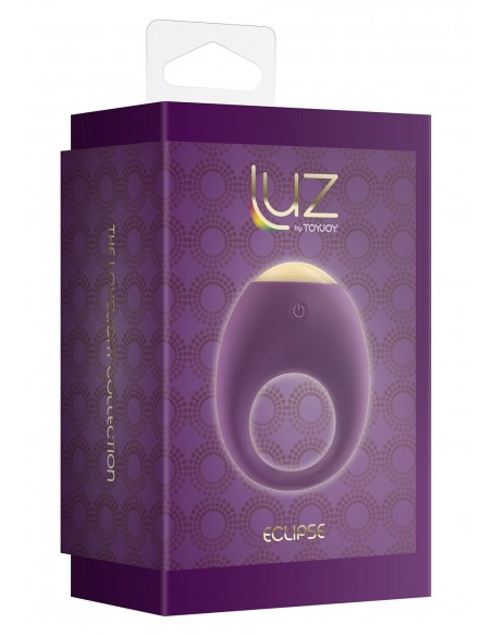 Pierścien erekcyjny wibrujący Eclipse Vibrating Cock Ring Fioletowy - Pierścienie erekcyjne wibrujące - 2