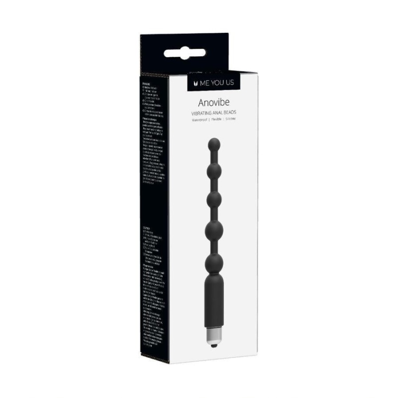 Wibrator analny Me You Us Anovibe (anal beads) - kulki o zróżnicowanych rozmiarach, cichy silnik i regulacja intensywności wibra - 3