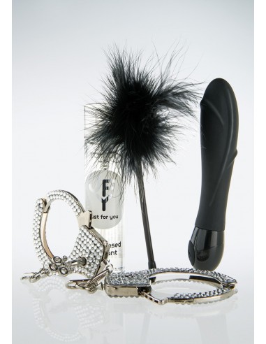 Zestaw akcesoriów erotycznych JFY LUXE BOX NO 5 BLACK - Śmieszne gadżety, prezenty - 2