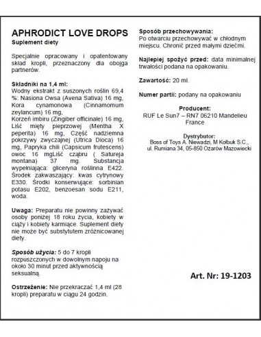 Supl.diety-APHRODICT LOVE DROPS 20 ml - Do przypisania - 2