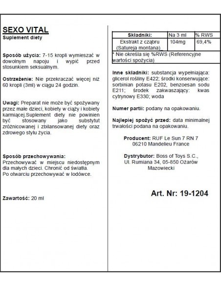 Supl.diety-APHRODICT SEXOVITAL 20 ml - Do przypisania - 2